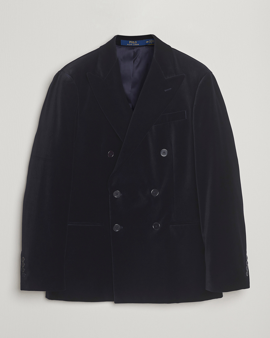 Men | Blazers | Polo Ralph Lauren | Double Breasted Tuxedo Jacket Velvet