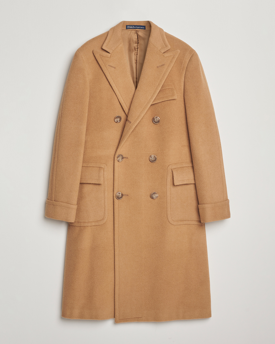 Men | Coats & Jackets | Polo Ralph Lauren | Camel Hair Coat Khaki
