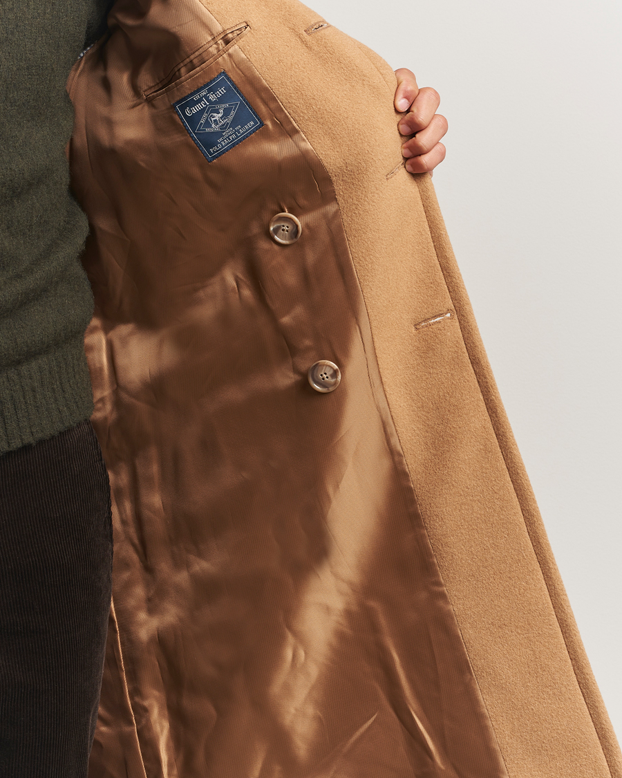 Men | Coats & Jackets | Polo Ralph Lauren | Camel Hair Coat Khaki