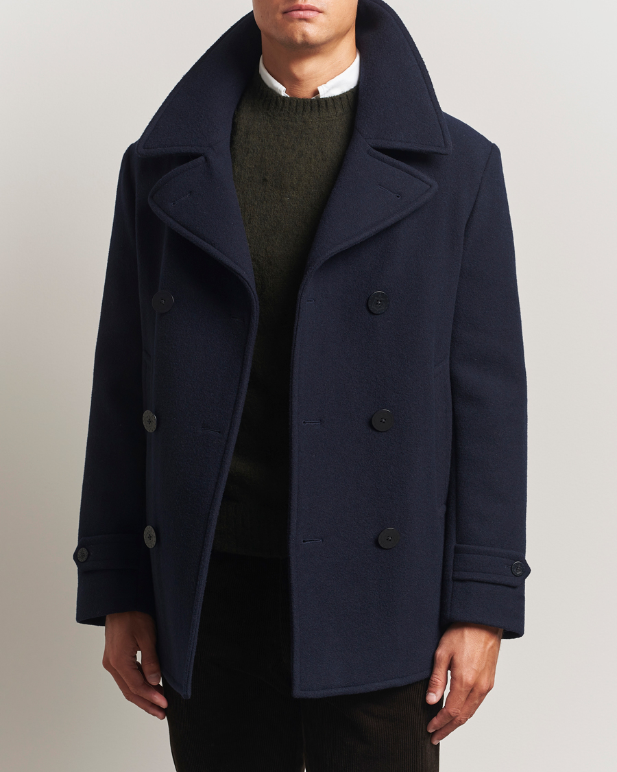 Polo Ralph Lauren Lightweight Melton Peacoat Navy at CareOfCarl.com