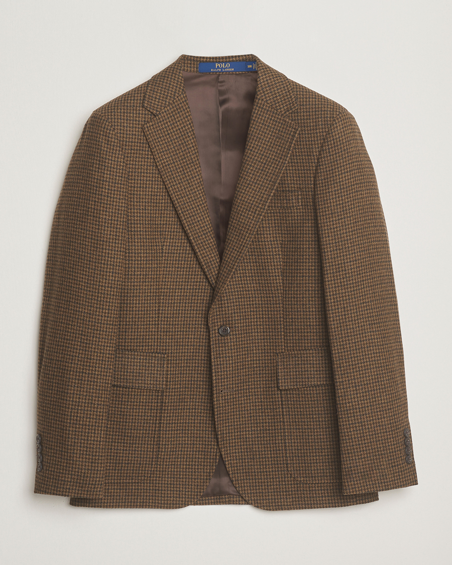 Polo Ralph Lauren Single Breasted Guncheck Sportcoat Olive at