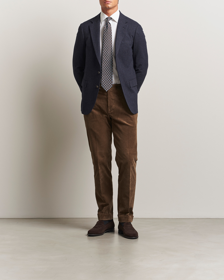 Men | Blazers | Polo Ralph Lauren | Single Breasted Herringbone Sportcoat Navy