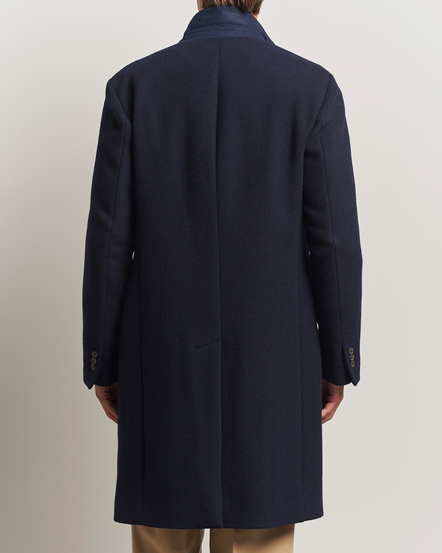 Men | Coats & Jackets | Polo Ralph Lauren | Single Breasted Melton Coat Navy