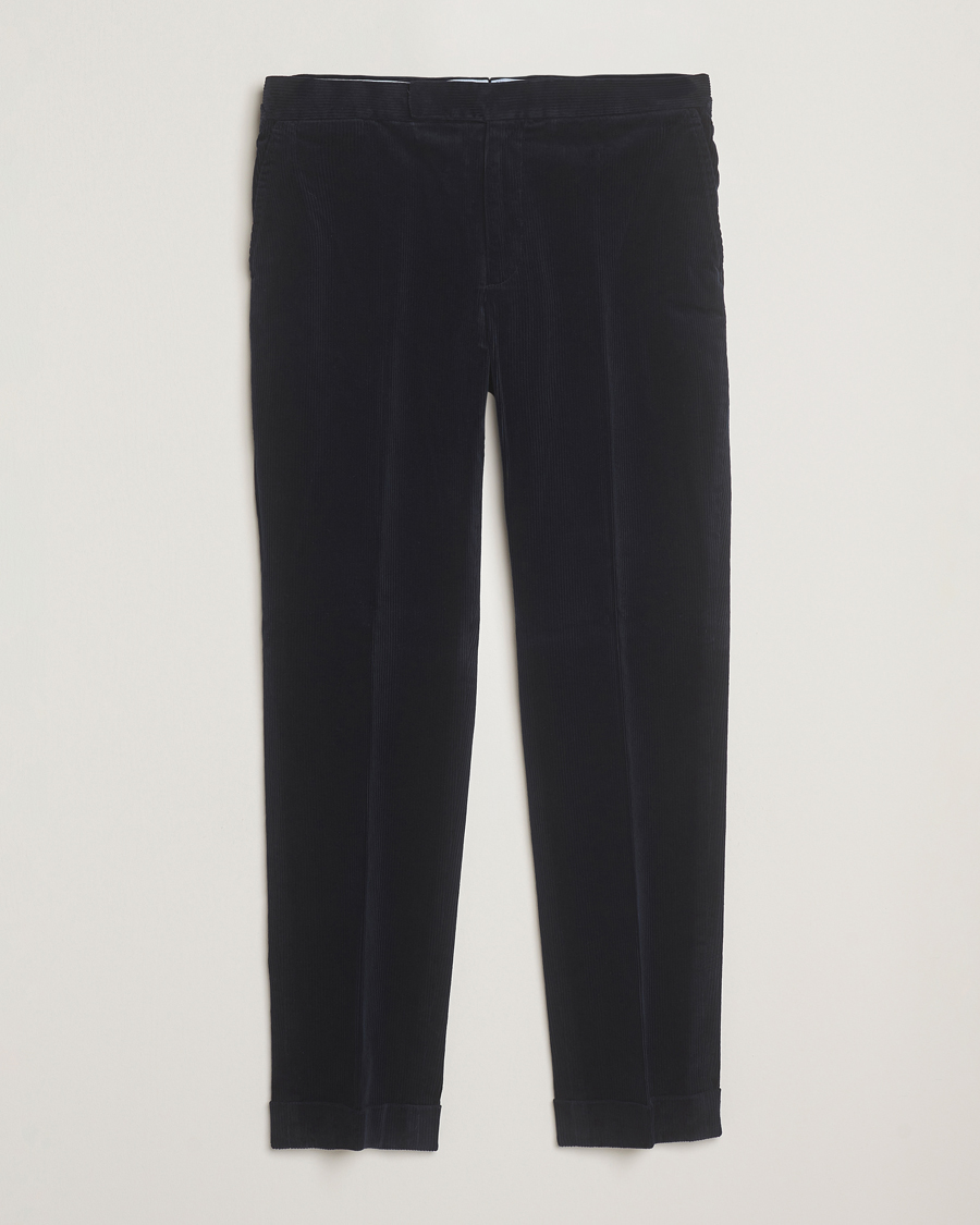 Men | Trousers | Polo Ralph Lauren | Stretch Corduroy Trousers Collection Navy