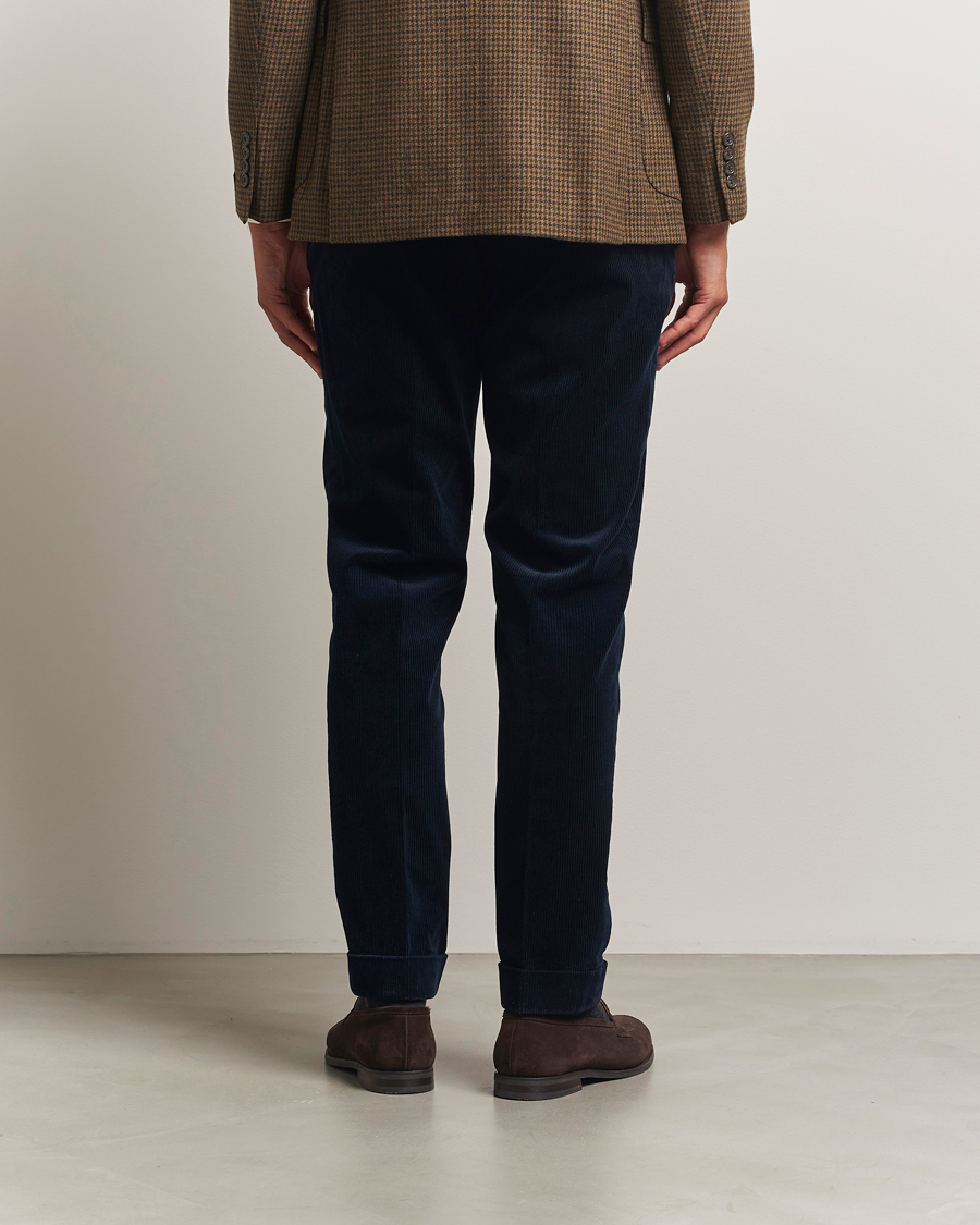 Men | Trousers | Polo Ralph Lauren | Stretch Corduroy Trousers Collection Navy