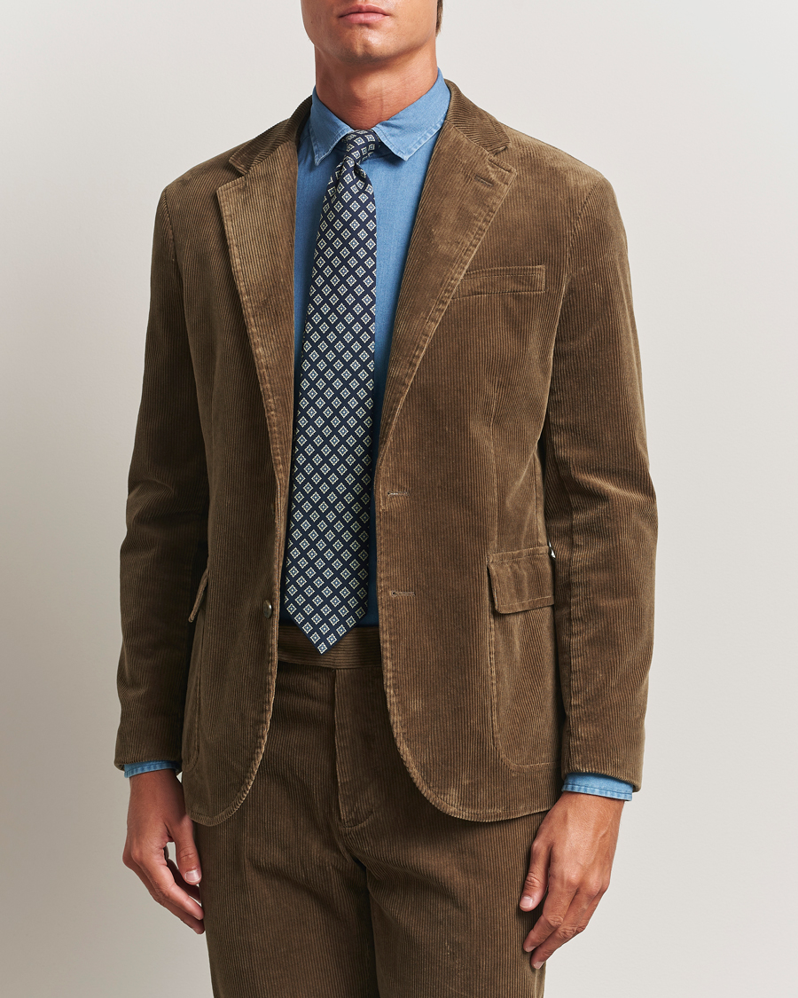 Men | Blazers | Polo Ralph Lauren | Single Breasted Corduroy Sportcoat Montana Brown