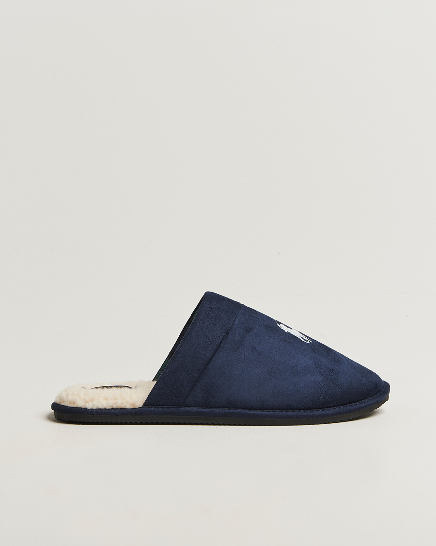 Men | Sandals & Slides | Polo Ralph Lauren | Klarence Dress Slipper Navy/BlackWatch