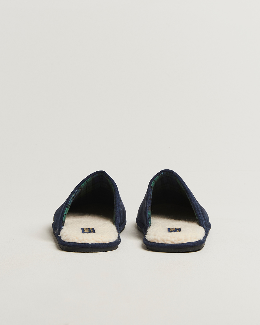 Men | Sandals & Slides | Polo Ralph Lauren | Klarence Dress Slipper Navy/BlackWatch