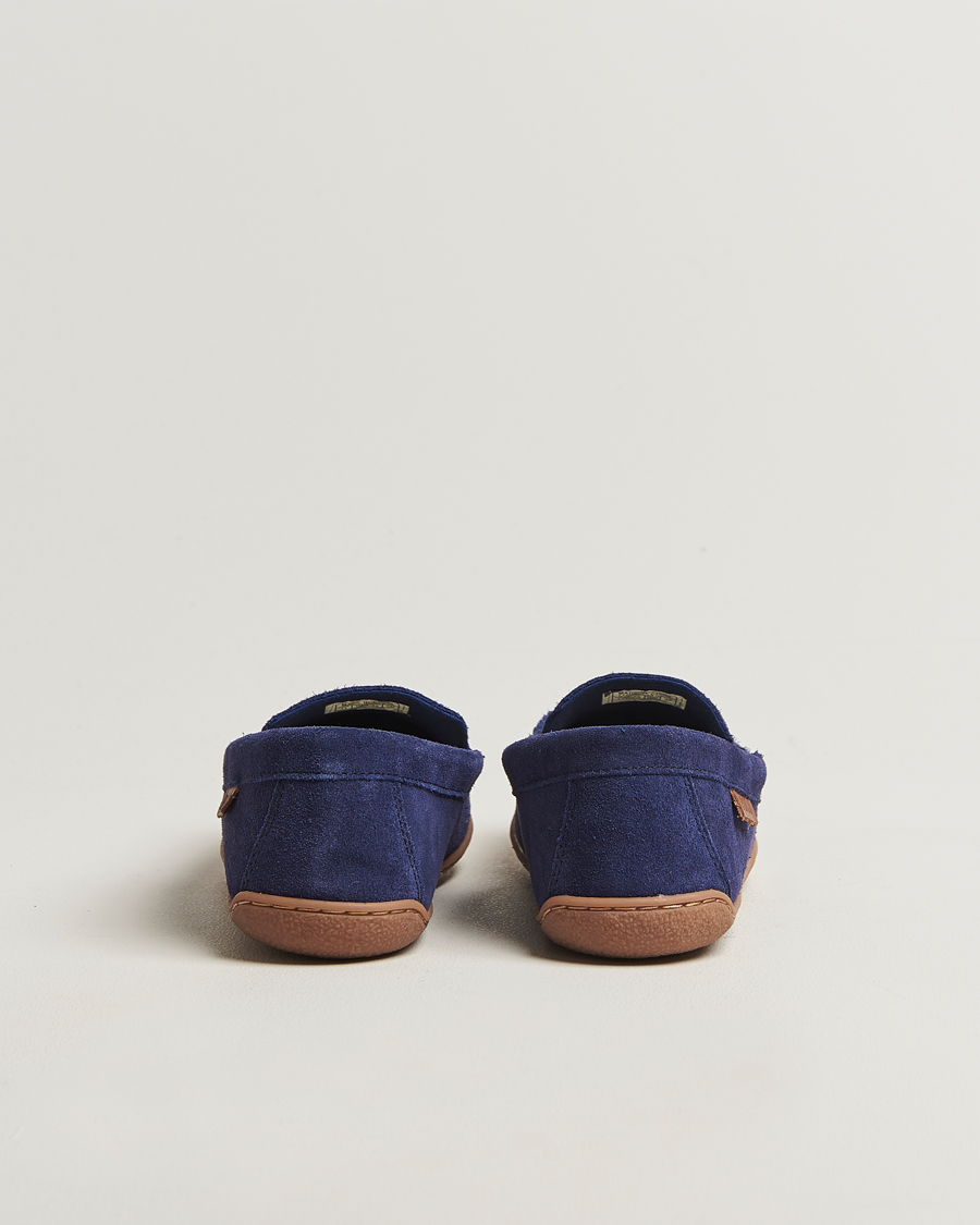 Men | Sandals & Slides | Polo Ralph Lauren | Brenan Slipper Navy Suede