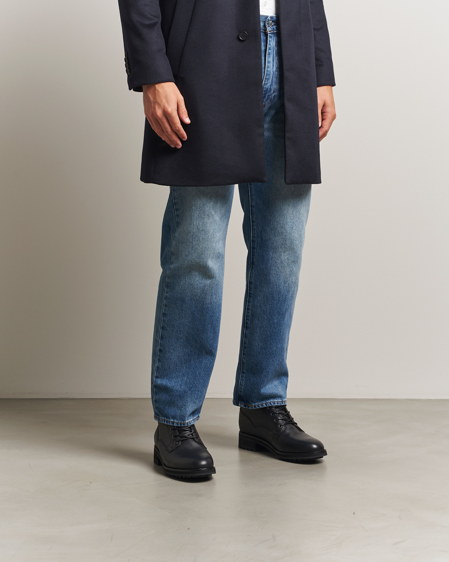 Men | Boots | Polo Ralph Lauren | Bryson Mid Boot Black Calf