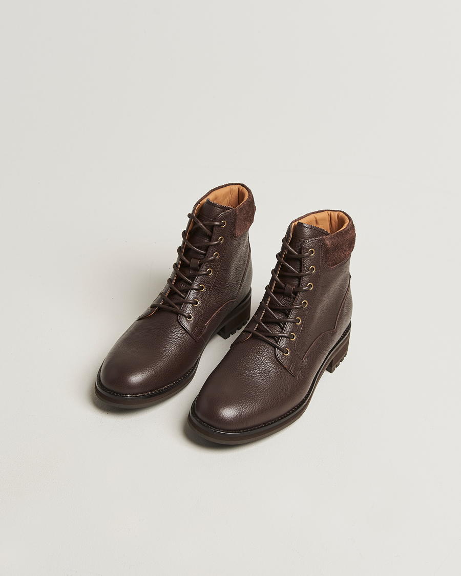 Men | Boots | Polo Ralph Lauren | Bryson Mid Boot Dark Brown Calf