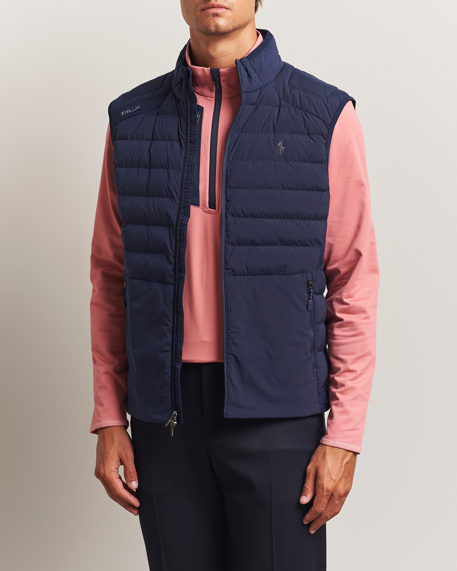 RLX Ralph Lauren Insulated Dyed Vest Refined Navy at CareOfCarl.com