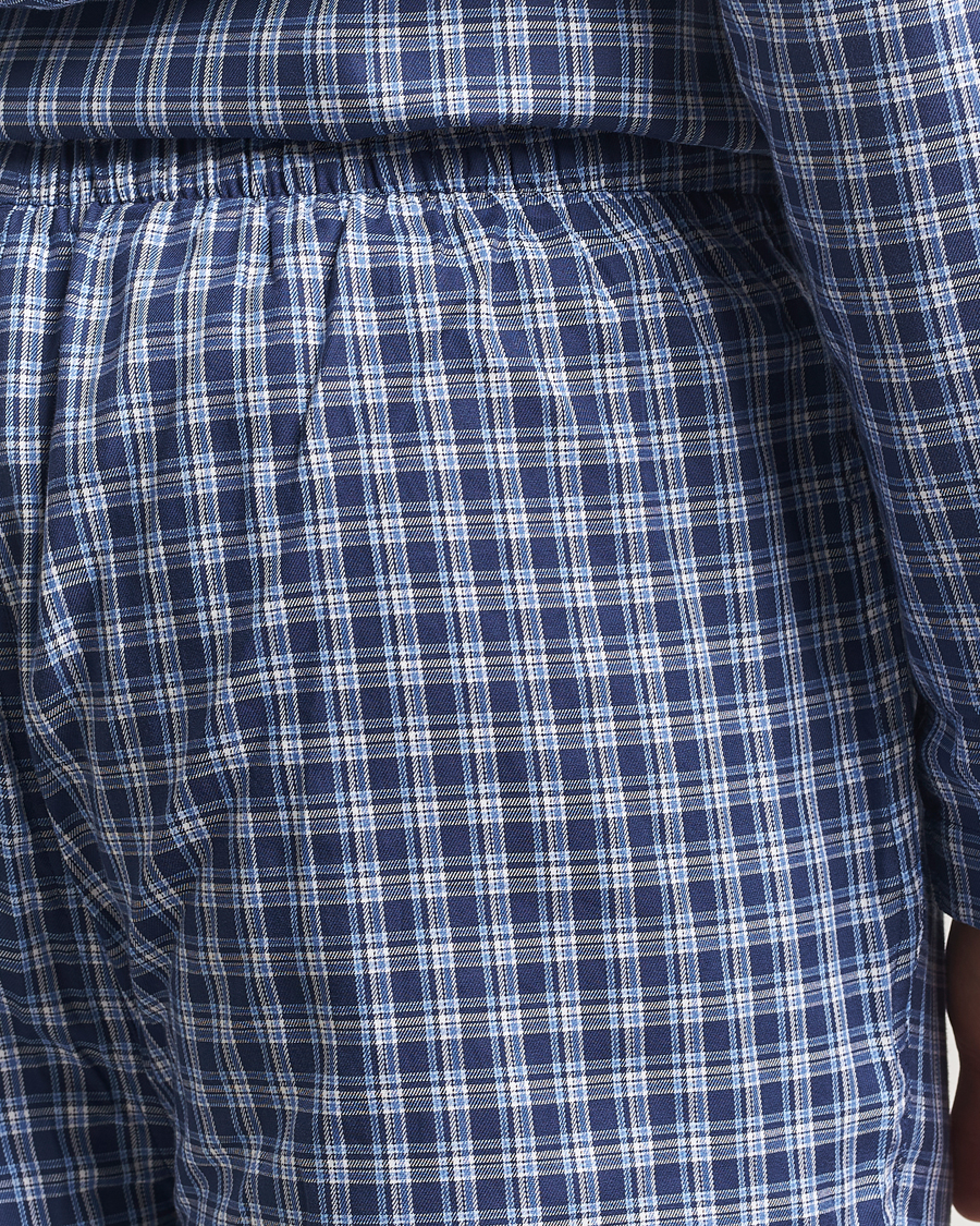 Men | Pyjamas & Robes | Polo Ralph Lauren | Cotton Checked Pyjama Set Navy