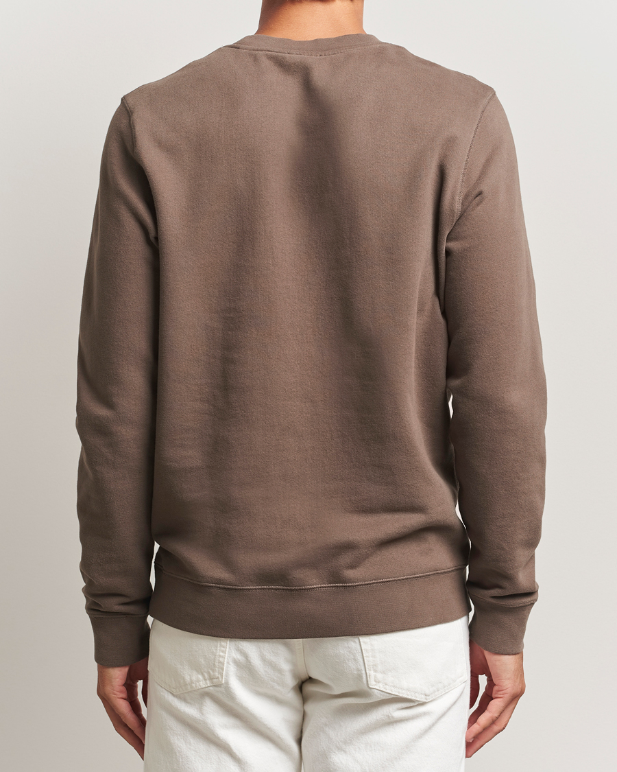 Men | Sweaters & Knitwear | Sunspel | Loopback Sweatshirt Bark