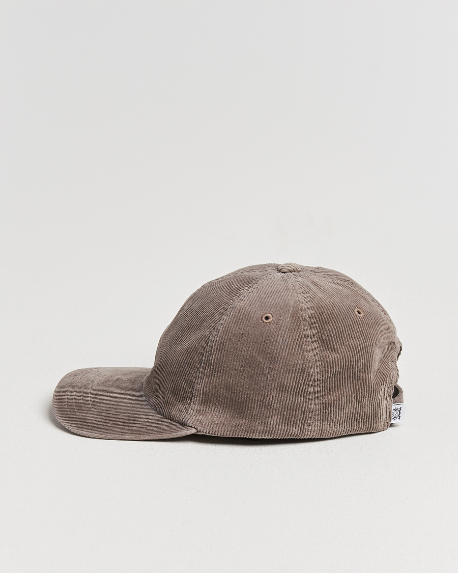 Men | Hats & Caps | Sunspel | Corduroy Cap Bark