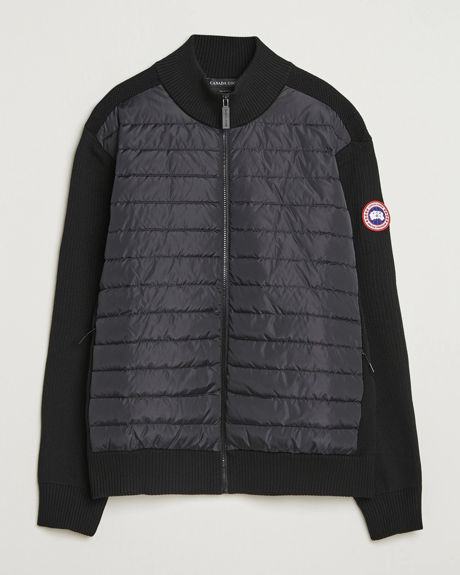 Men | Coats & Jackets | Canada Goose | Hybridge Knit Jacket Black