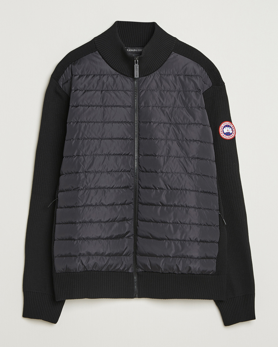 Men | Coats & Jackets | Canada Goose | Hybridge Knit Jacket Black