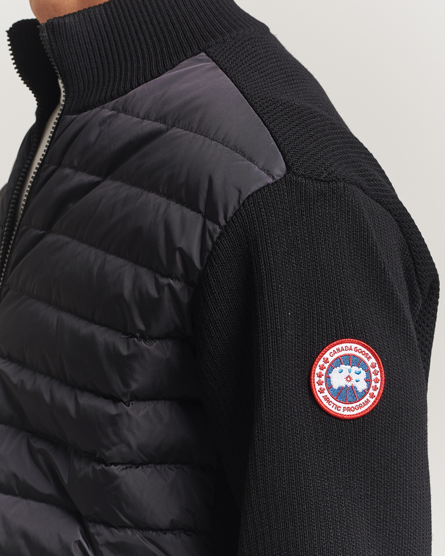 Men | Coats & Jackets | Canada Goose | Hybridge Knit Jacket Black