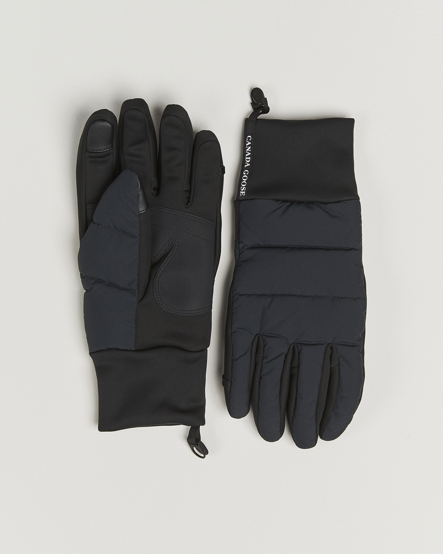Men | Canada Goose Puffer Gloves Black | Canada Goose | Puffer Gloves Black