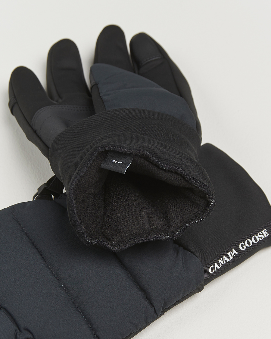 Men | Canada Goose Puffer Gloves Black | Canada Goose | Puffer Gloves Black