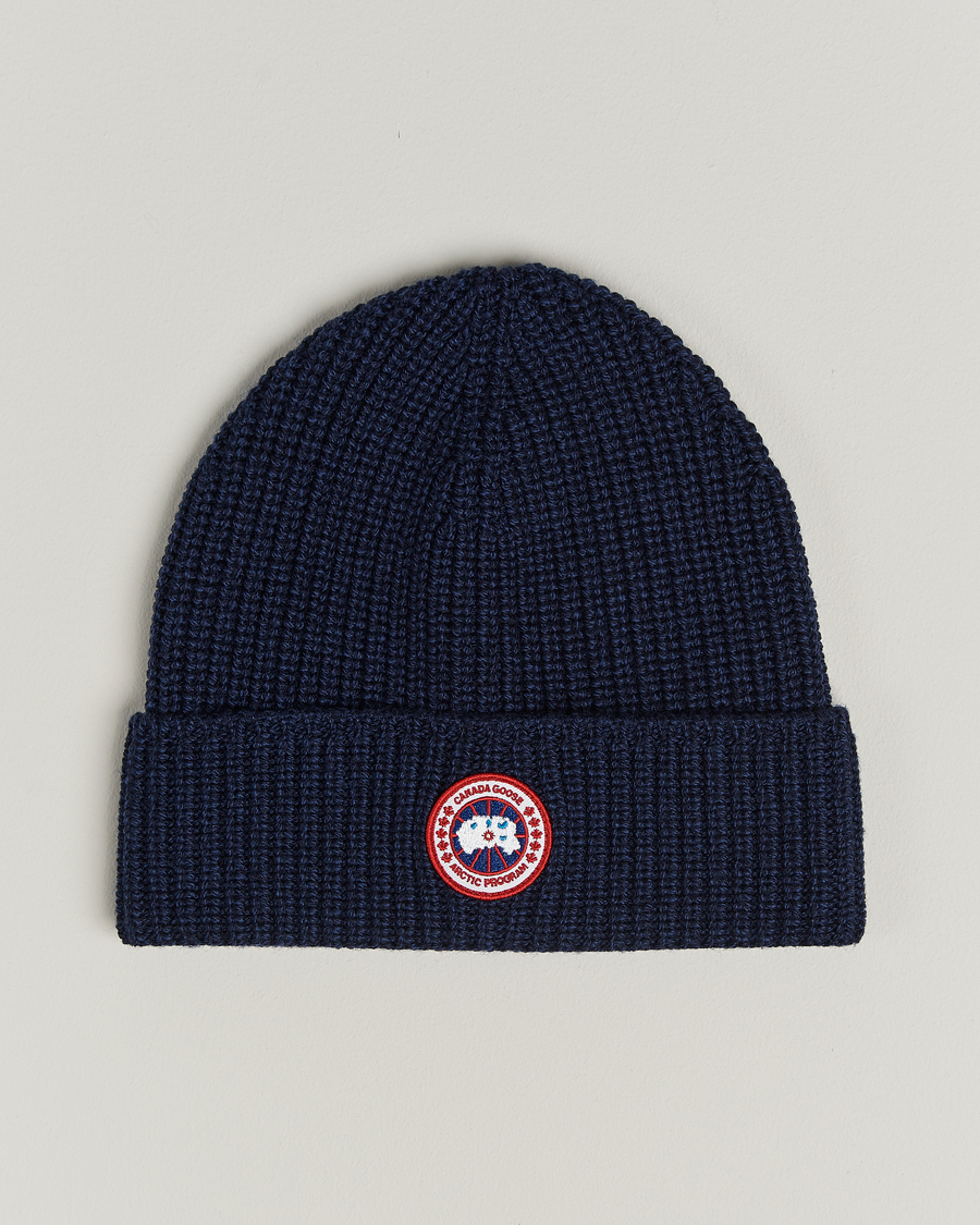 Men | Canada Goose Rib Toque Navy Heather | Canada Goose | Rib Toque Navy Heather