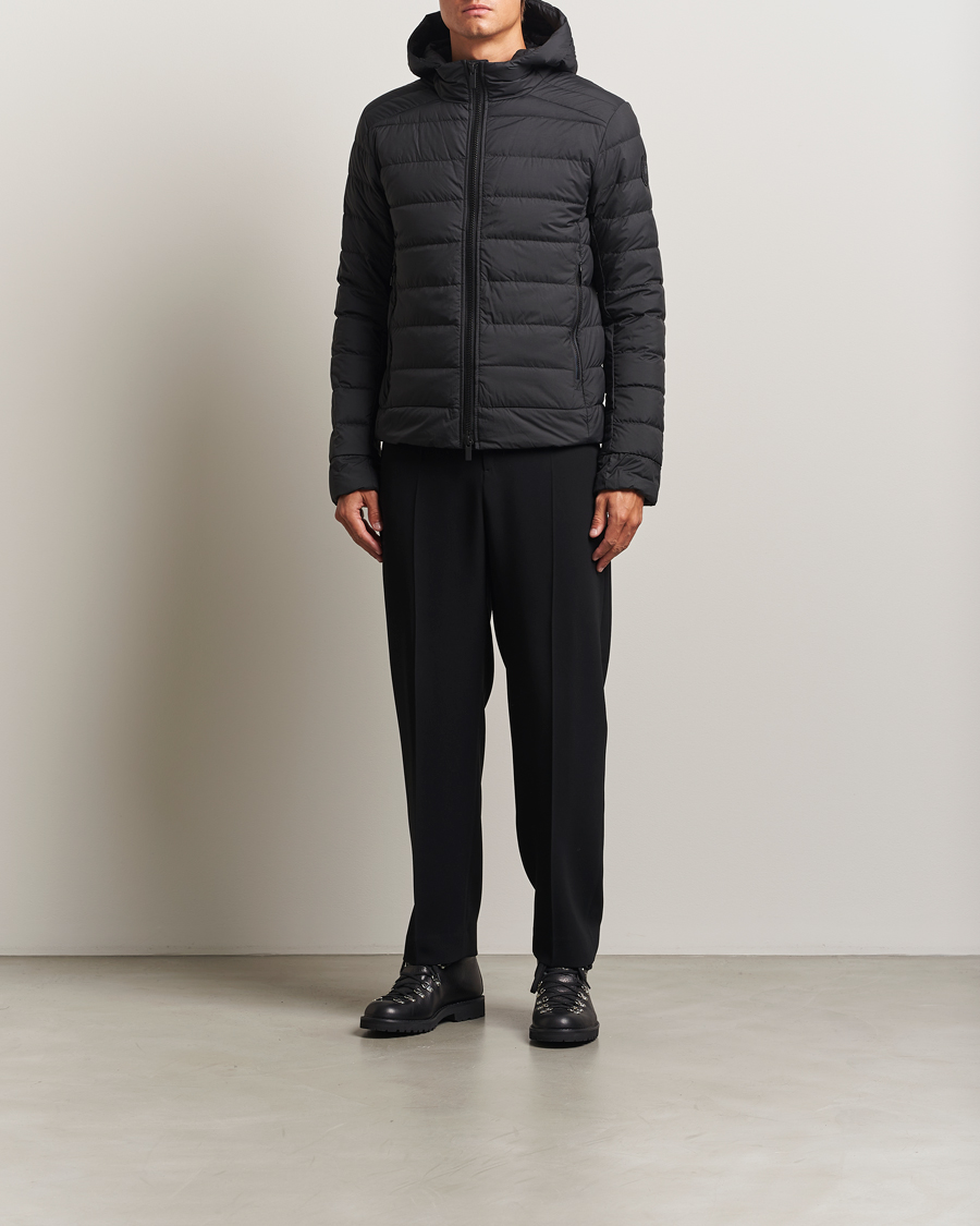 Men | Coats & Jackets | Canada Goose Black Label | Crofton Hoody Enduraluxe Black