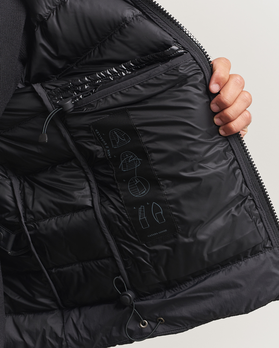 Men | Coats & Jackets | Canada Goose Black Label | Crofton Hoody Enduraluxe Black