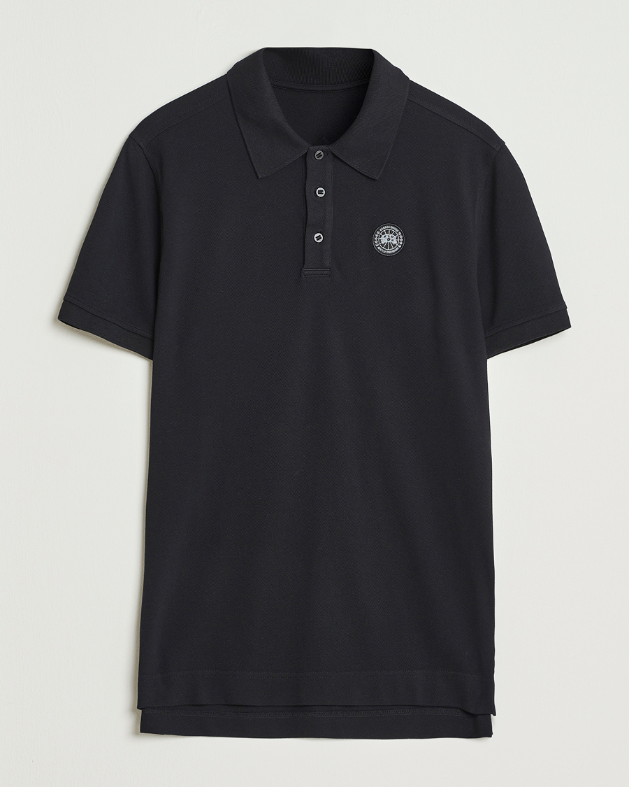 Men | Polo Shirts | Canada Goose Black Label | Beckley Polo Black