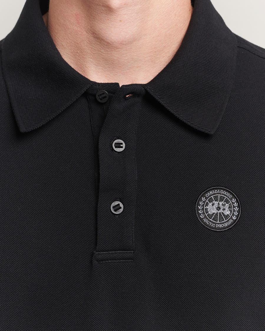 Men | Polo Shirts | Canada Goose Black Label | Beckley Polo Black