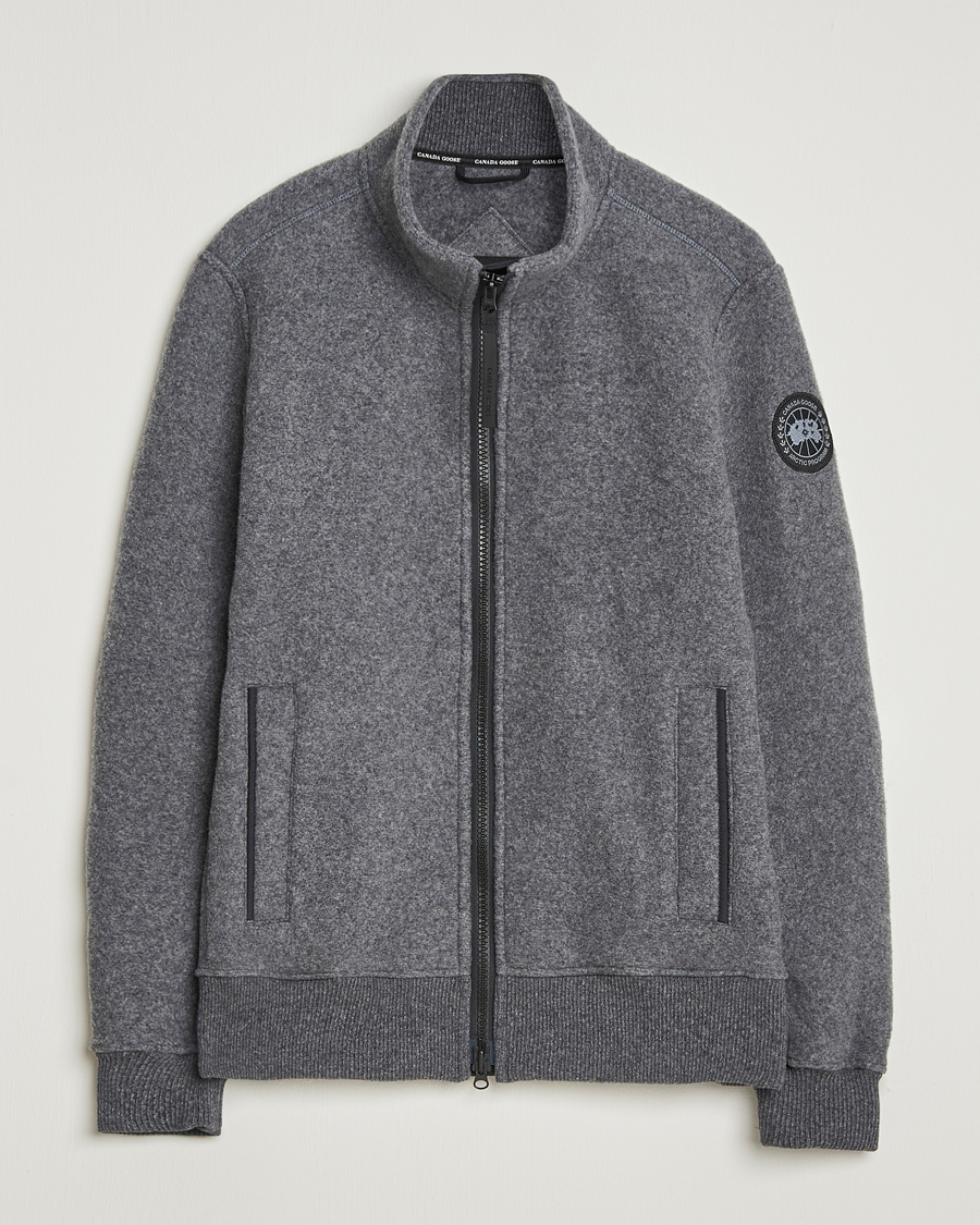 Men | Sweaters & Knitwear | Canada Goose Black Label | Lawson Fleece Jacket Quarry Grey