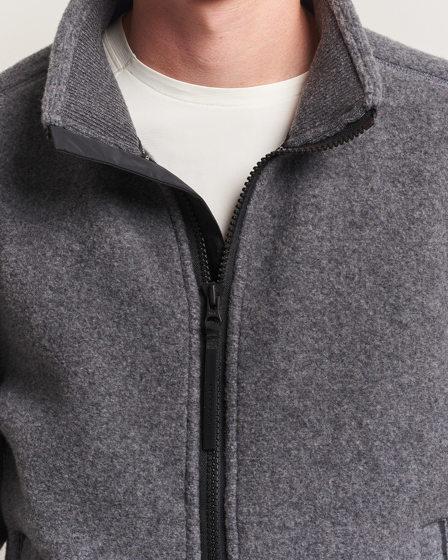 Men | Sweaters & Knitwear | Canada Goose Black Label | Lawson Fleece Jacket Quarry Grey