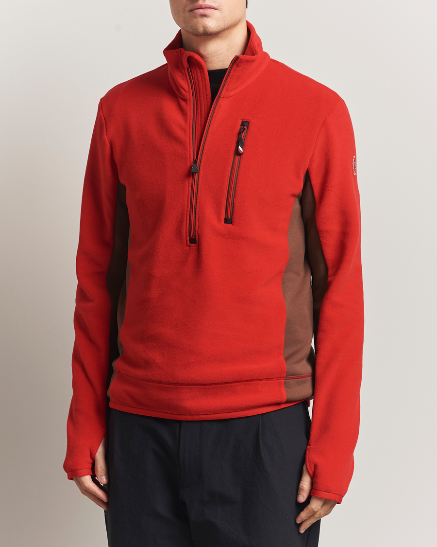 トップス MONCLER FRGMT Mohair Sweater RED L Moncler Grenoble Performance Zip Sweater Racing Red at CareOfCarl.com