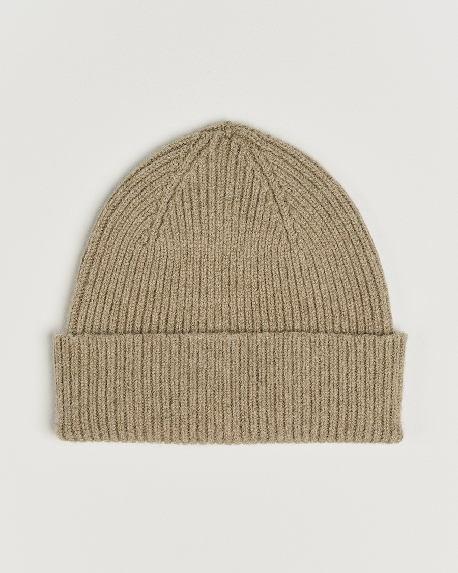 Men | Beanies | Le Bonnet | Lambswool/Caregora Beanie Clay