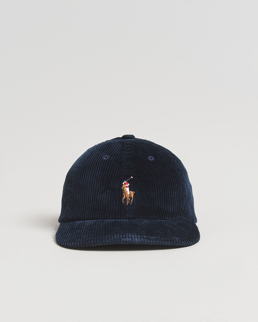 Men | Hats & Caps | Polo Ralph Lauren | Corduroy Cap Aviator Navy