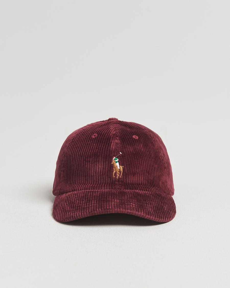 Men | Polo Ralph Lauren Corduroy Cap Rich Ruby | Polo Ralph Lauren | Corduroy Cap Rich Ruby