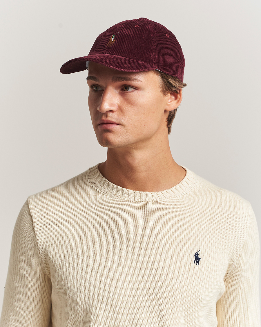 Men | Polo Ralph Lauren Corduroy Cap Rich Ruby | Polo Ralph Lauren | Corduroy Cap Rich Ruby