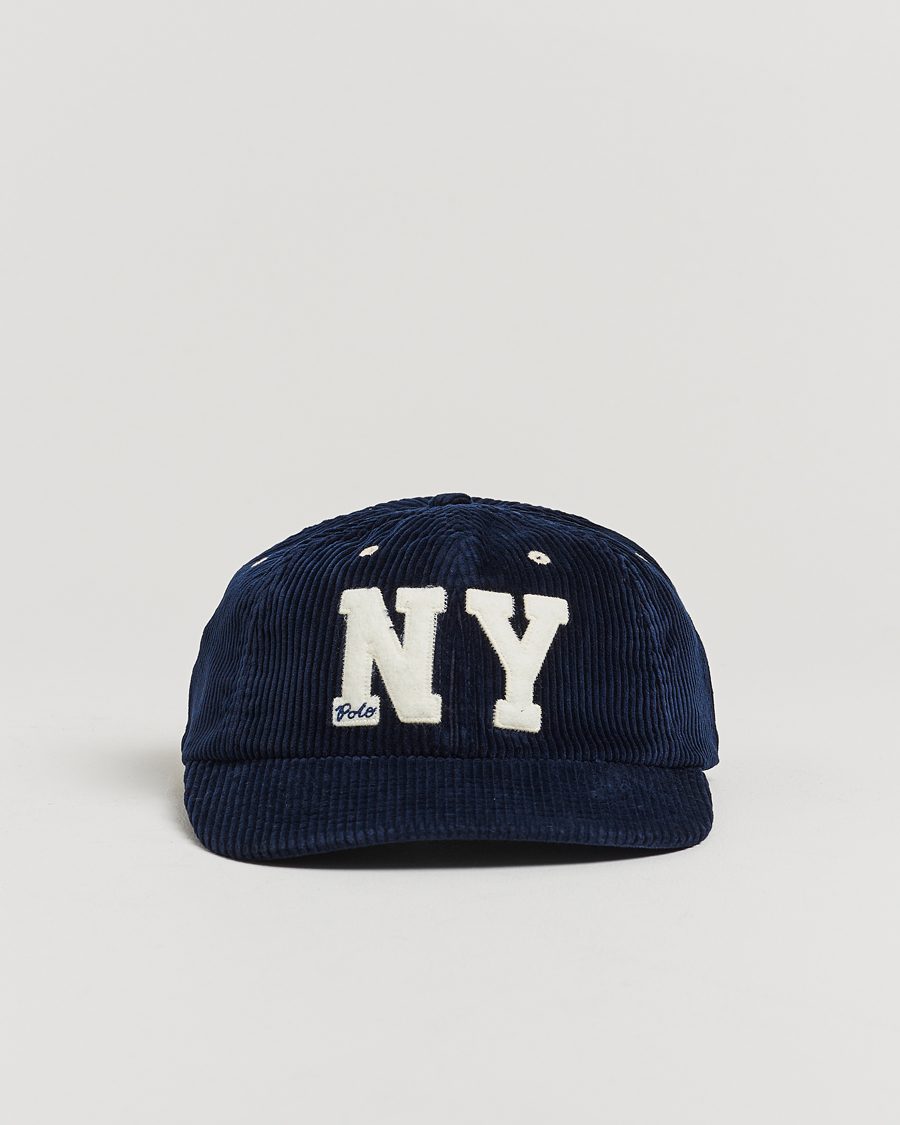 Men | Hats & Caps | Polo Ralph Lauren | Polo Ralph LaurenNY Cord CapHunter Navy
