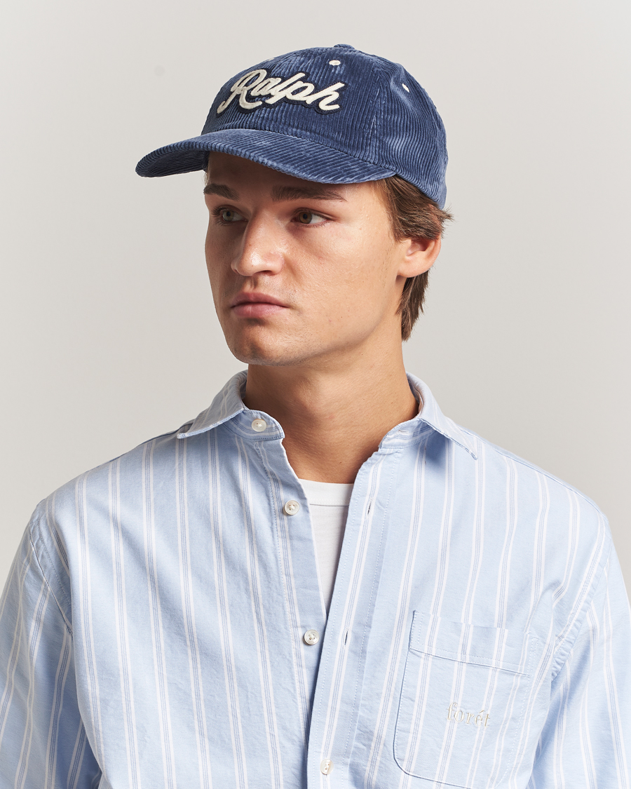 Men | Hats & Caps | Polo Ralph Lauren | Retro Corduroy Cap Boston Navy
