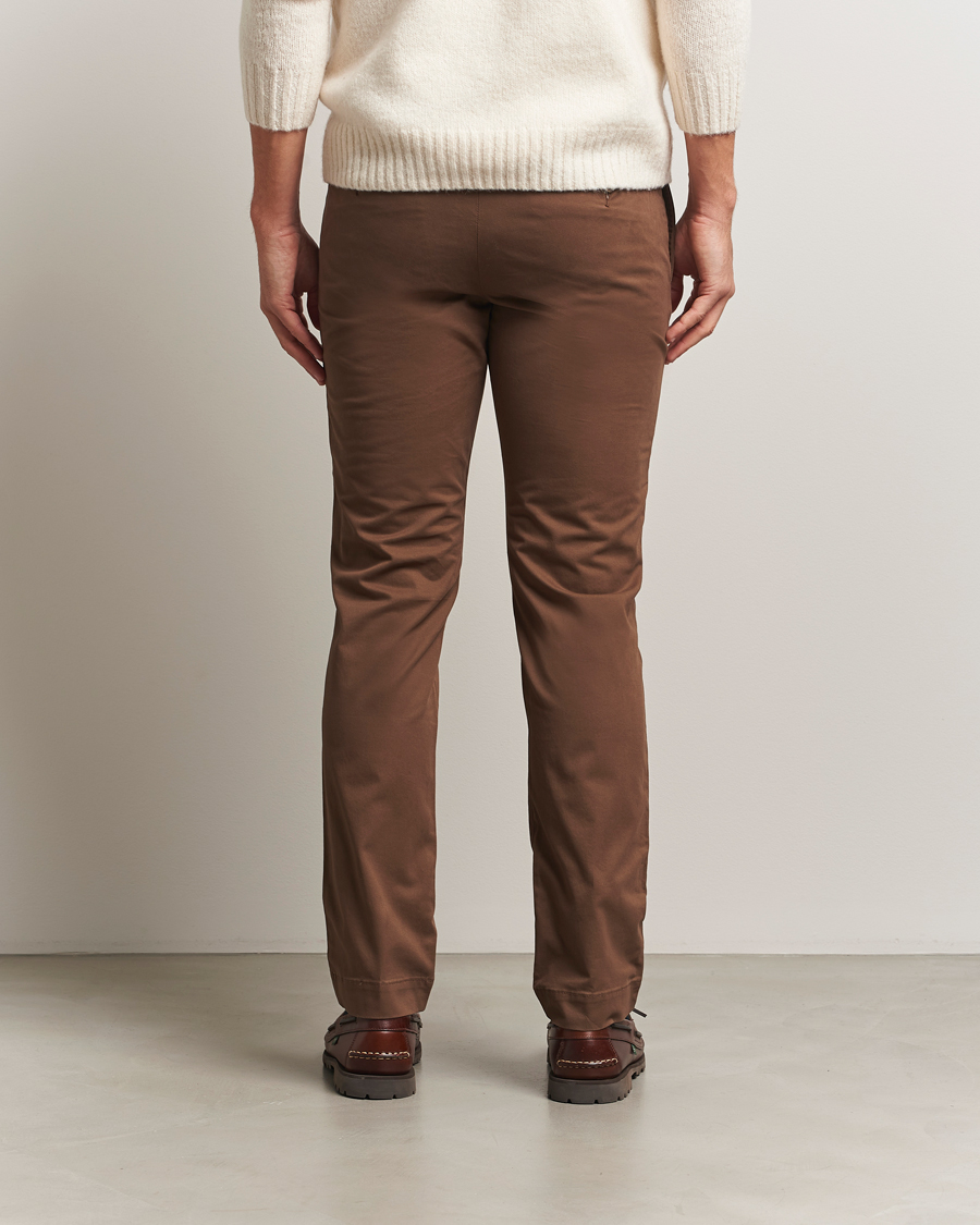 Men | Trousers | Polo Ralph Lauren | Hudson Slim Fit Stretch Chinos Chestnut