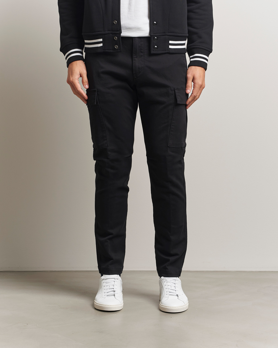 Men | Trousers | Polo Ralph Lauren | Knit Like Cargo Pants Polo Black