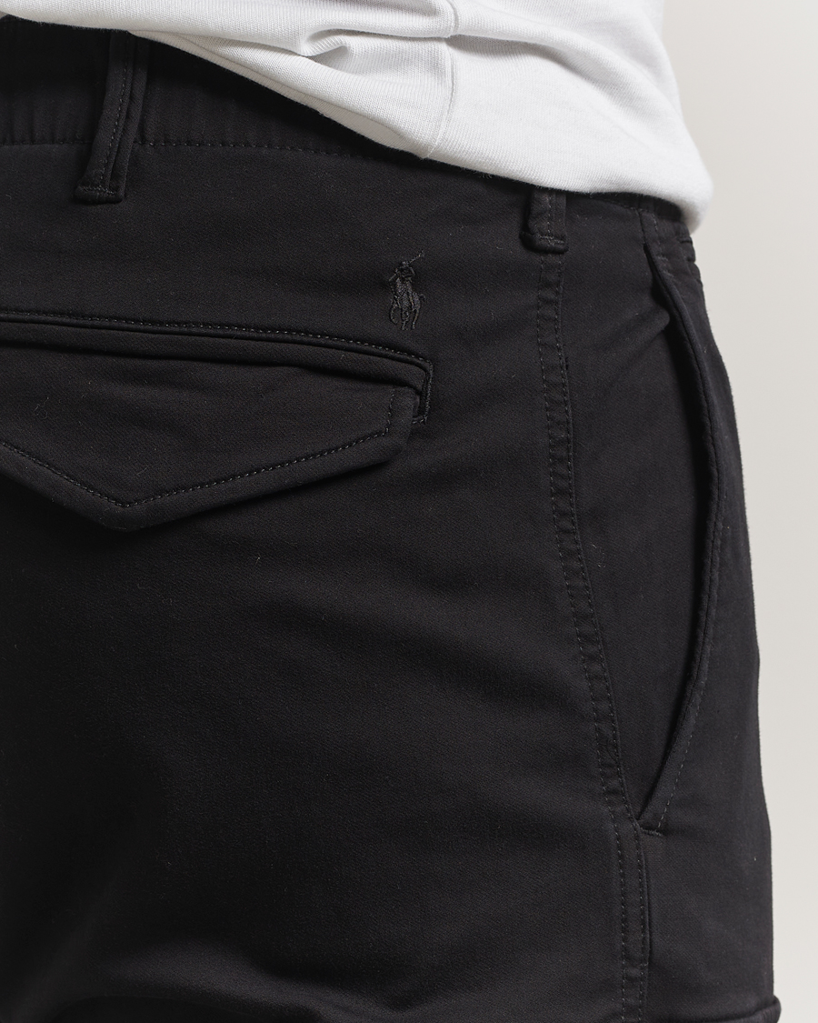 Men | Trousers | Polo Ralph Lauren | Knit Like Cargo Pants Polo Black
