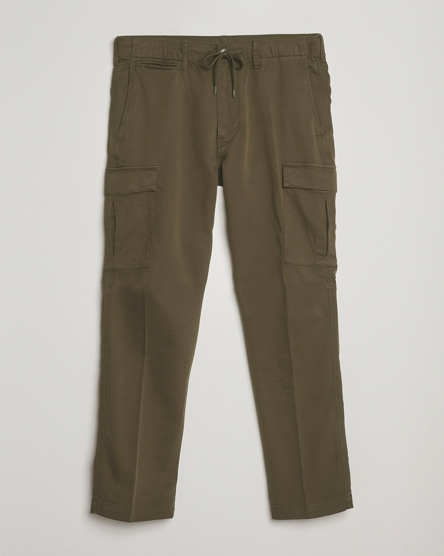 Men | Trousers | Polo Ralph Lauren | Knit Like Cargo Pants Canopy Olive