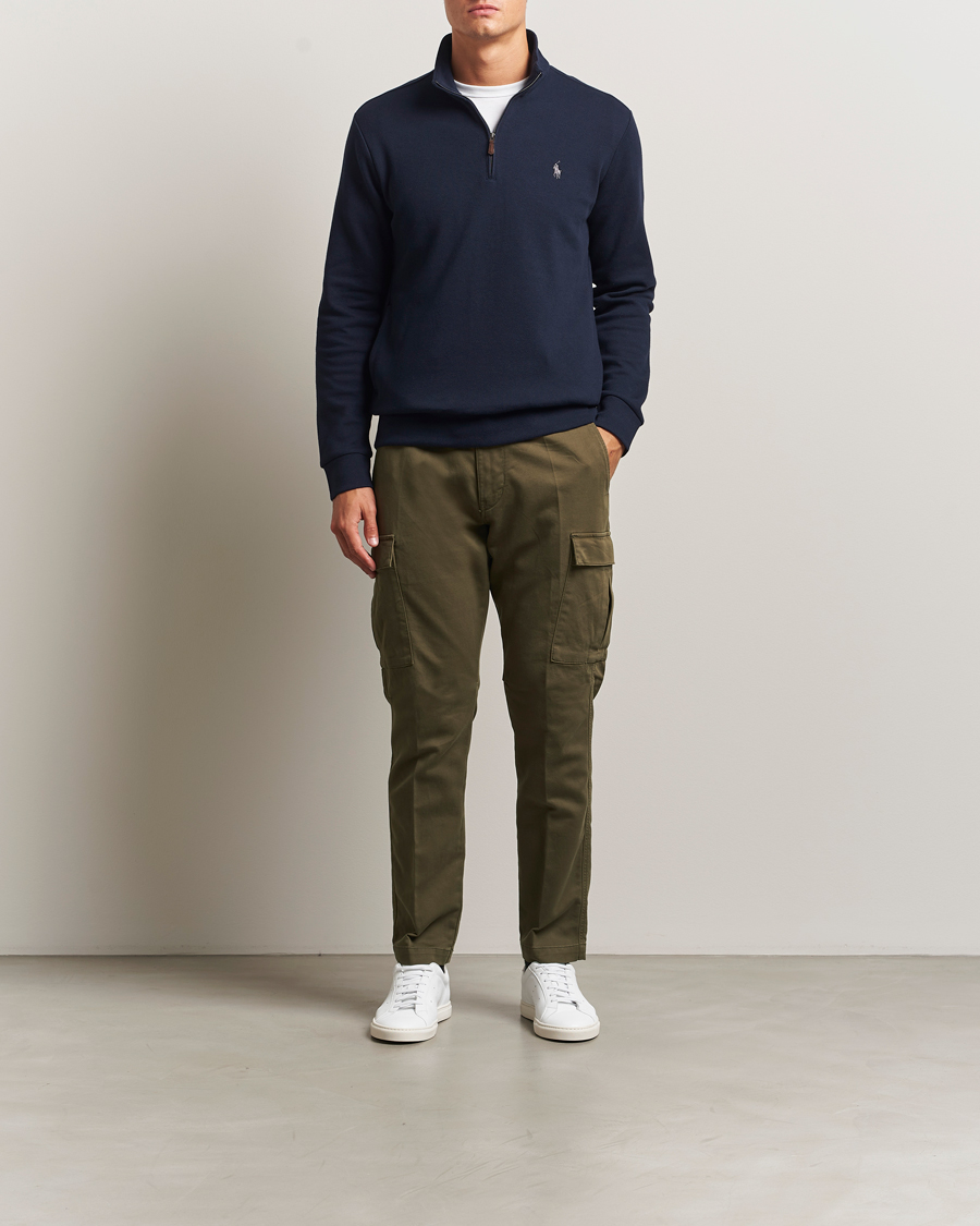 Men | Trousers | Polo Ralph Lauren | Knit Like Cargo Pants Canopy Olive