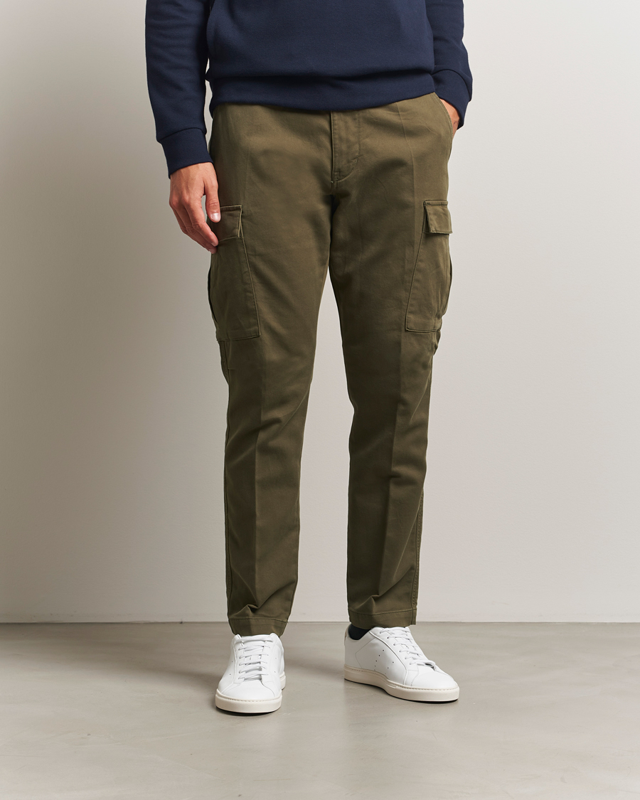 Men | Trousers | Polo Ralph Lauren | Knit Like Cargo Pants Canopy Olive