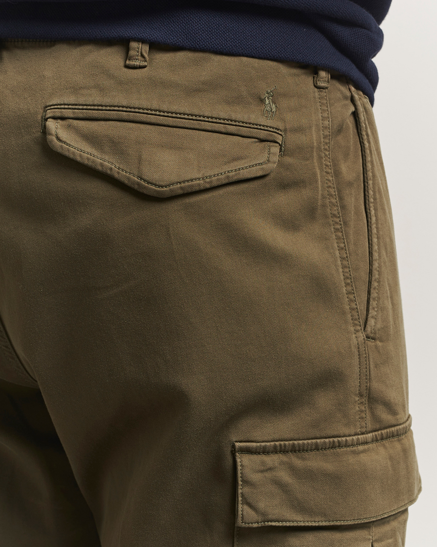 Men | Trousers | Polo Ralph Lauren | Knit Like Cargo Pants Canopy Olive