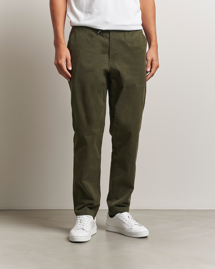 Men | Trousers | Polo Ralph Lauren | Prepster Stretch Twill Pants Company Olive
