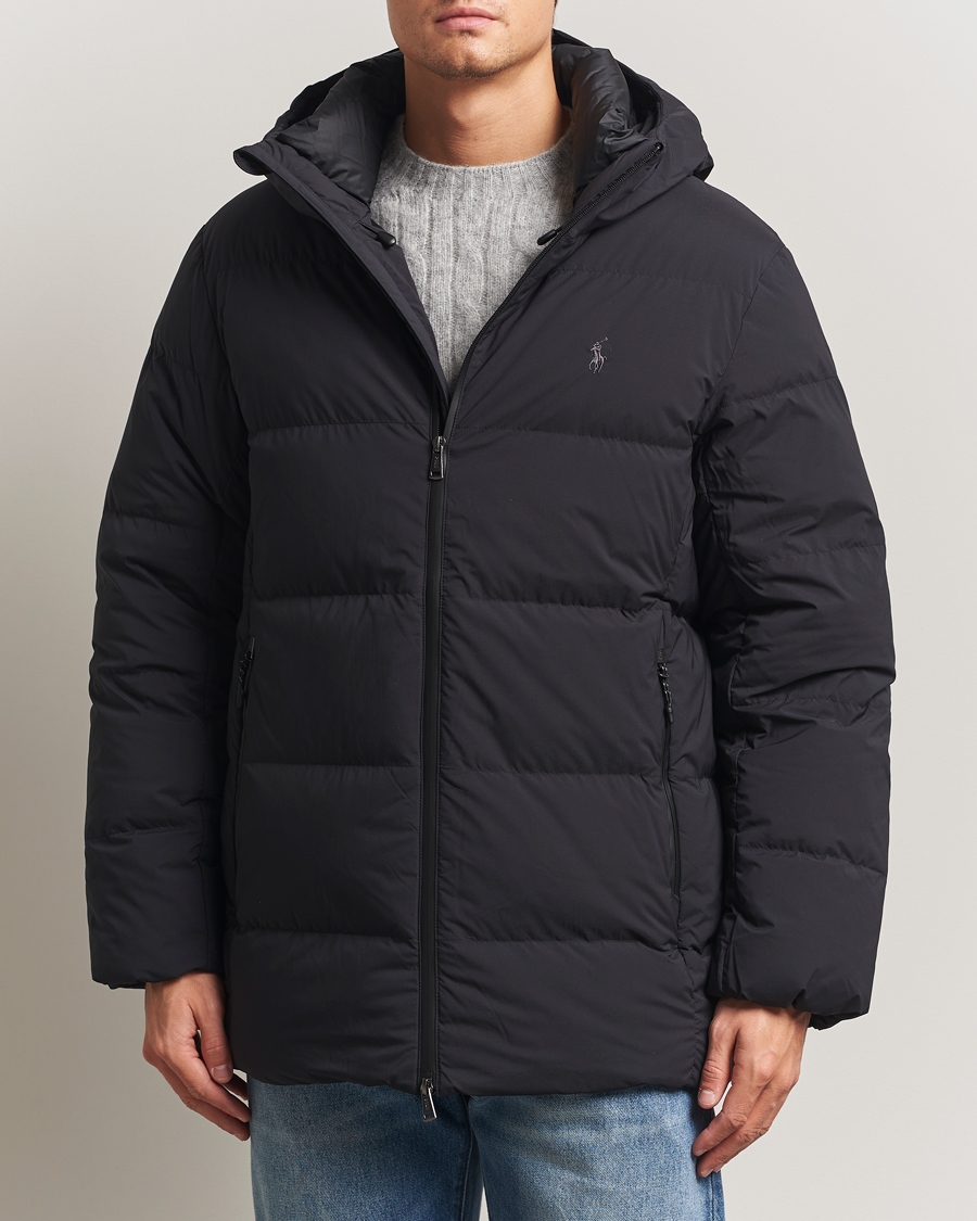 Men | Coats & Jackets | Polo Ralph Lauren | Plain Weave Down Coat Polo Black