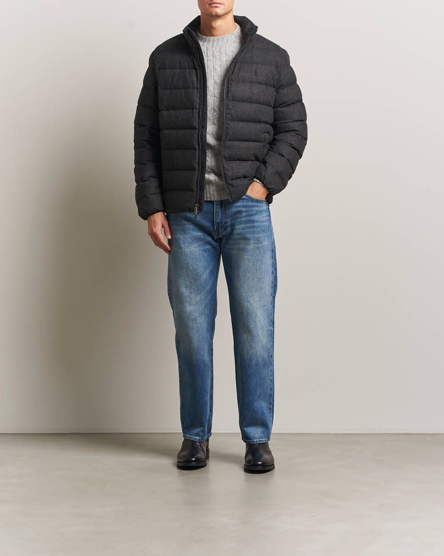 Polo Ralph Lauren Colden Wool Down Jacket Barclay Heather at