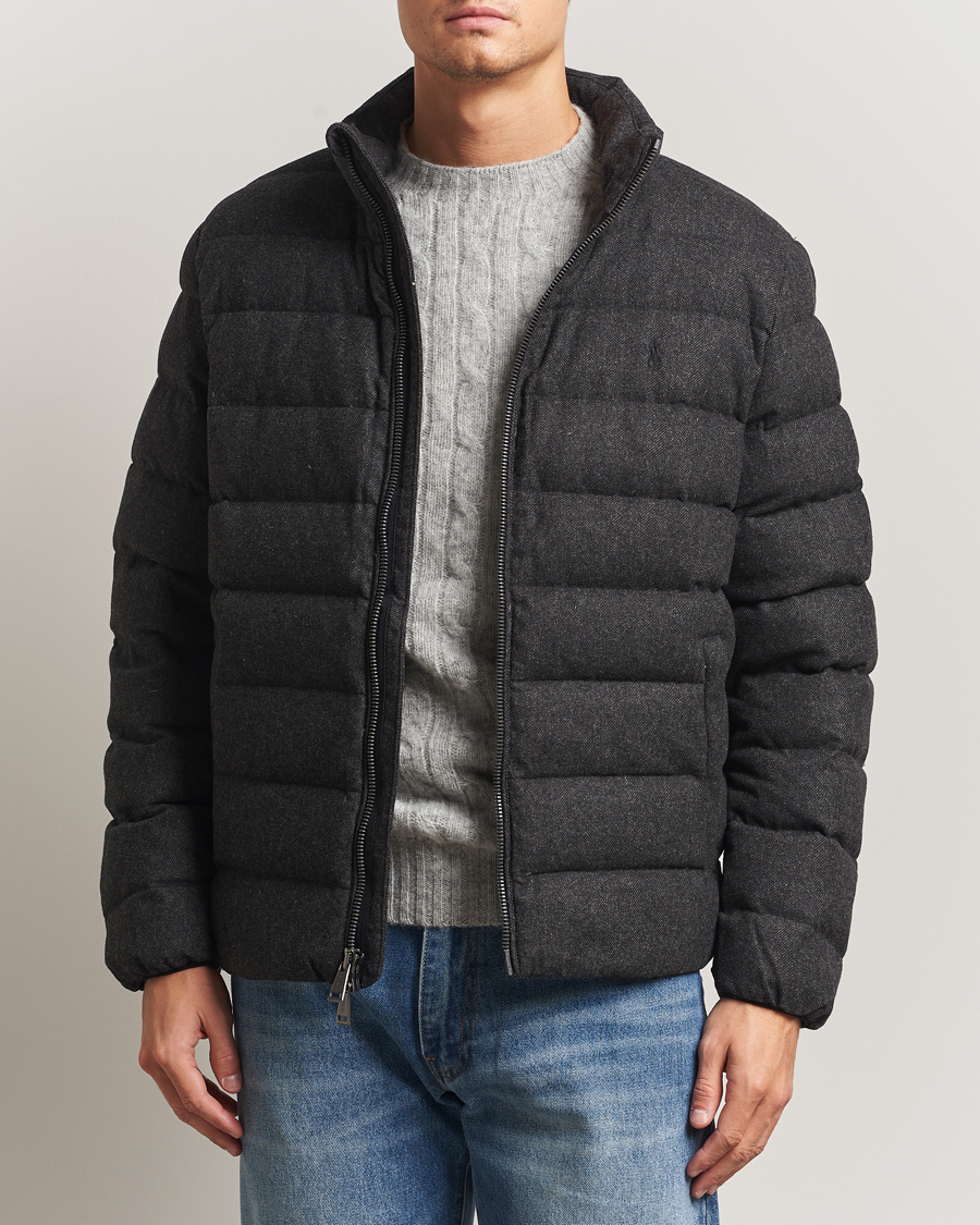 Polo Ralph Lauren Colden Wool Down Jacket Barclay Heather at