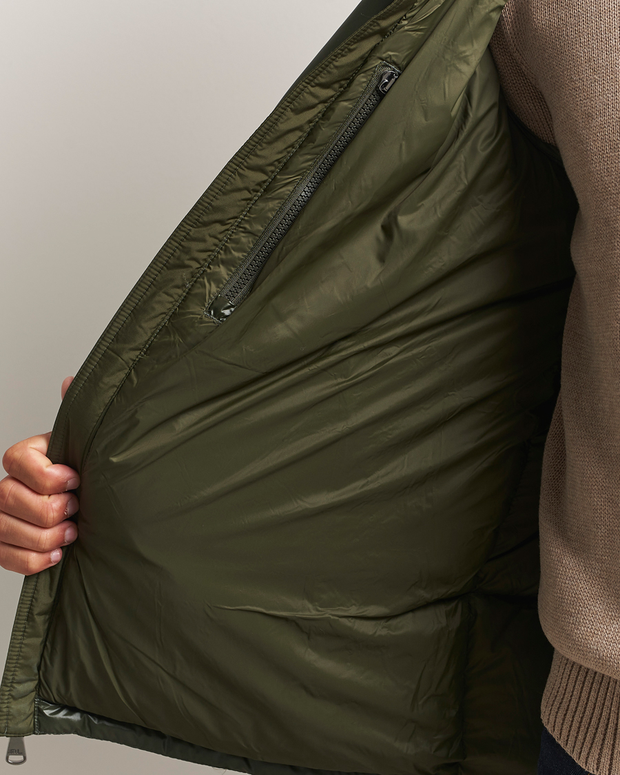 Men | Coats & Jackets | Polo Ralph Lauren | Gorham Mixed Glossy Down Jacket Dark Loden